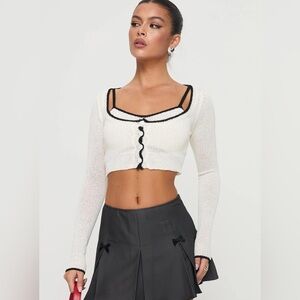 Princess Polly Chacklie Two-Piece Top Cream